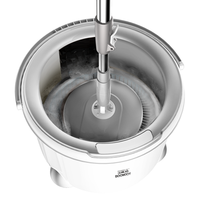 BOOMJOY 宝家洁 免手洗拖把杆旋转通用单桶家用一拖净懒人拖布桶地拖墩布拖地神器