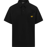 CAT卡特24夏男户外凉感速干防晒多功能logo设计短袖T恤 黑色 2XL