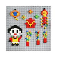 费乐大颗粒儿童积木墙黑板拼图玩具家用背景墙壁挂式益智男女孩子