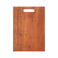 ZWILLING 双立人 菜板砧板乌檀木案板加厚加宽整张实木擀面板家用双面切菜菜墩 乌檀木砧板420*310*30mm