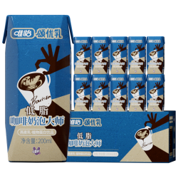 颂优乳 咖啡大师燕麦乳咖啡伴侣植物蛋白饮料 200ml*10盒