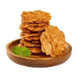 本宫饿了 扁桃仁脆片薄烧喜饼干杏仁坚果100g手工休闲零食