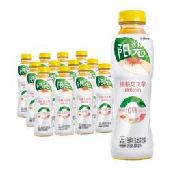可口可乐 阳光 桃桃乌龙茶 无糖茶饮料 500ml*12瓶 整箱装
