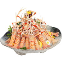 深悦胜 新西兰鳌虾刺身 scampi斯干比1kg 特大南极深海虾甜虾刺身 2号(10-15只)