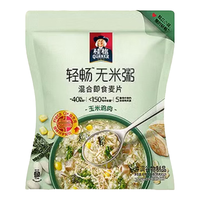 QUAKER 桂格 新品燕麦无米粥420g玉米鸡肉贝贝南瓜味速溶冲饮麦片营养早餐