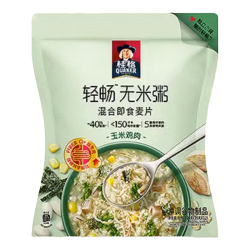 桂格 新品燕麦无米粥420g玉米鸡肉贝贝南瓜味速溶冲饮麦片营养早餐