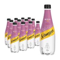 Schweppes 怡泉 Coca-Cola 可口可乐 怡泉含汽饮料蜜桃苏打水400mlx12瓶整箱无糖果汁碳酸饮料
