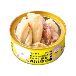 疯狂小狗 宠物狗狗零食罐头纯肉泰迪金毛通用拌饭汤罐 |骨汤大肉罐100g