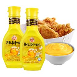 OTTOGI 韩国不倒翁蜂蜜芥末酱黄韩式炸鸡芥黄蘸酱寿司黄芥挤压瓶