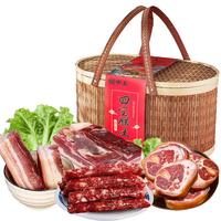 腿中王 金华火腿竹篮礼盒1200g浙江特产腊味食品企业团购年货节品