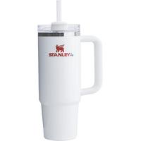 STANLEY巨无霸吸管杯办公车载水杯不锈钢保温杯887ML-圣诞款