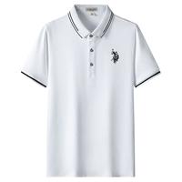 U.S. POLO ASSN./美国马球协会 冰丝棉 男士POLO衫