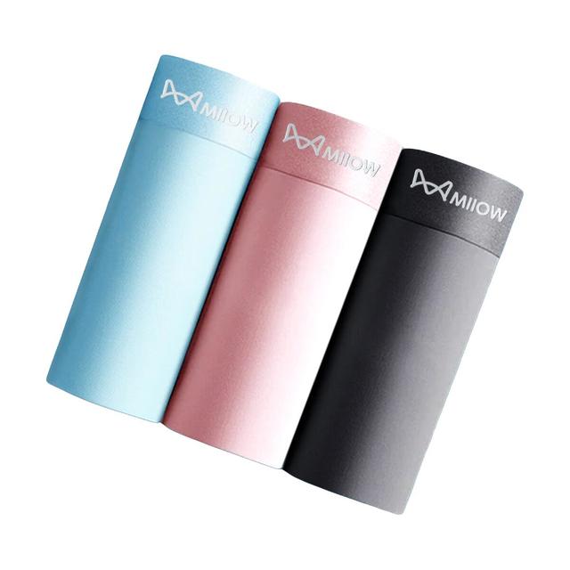 猫人 7A级抗菌 男士冰丝内裤  3条装