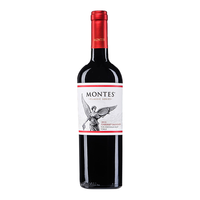 MONTES 蒙特斯 montes经典干型红葡萄酒组合装 6瓶*750ml套装（经典赤霞珠3瓶*750ml+经典梅洛3瓶*750ml）