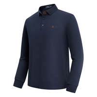 杉杉 长袖T恤男士春秋商务休闲通勤POLO翻领亲肤男装