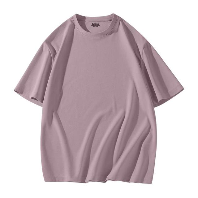 班尼路 重磅华夫格 男士短袖T恤