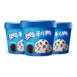 奥利奥 雀巢（Nestle） 小杯装 香草味 冰淇淋 70g*3杯 生鲜 雪糕