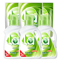 La 天然植皂皂液 倍柔 9斤组合装（1kg*3瓶+500g*3袋）