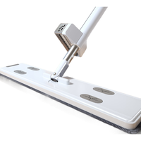 楚明（CHUMING）平板拖把2024家用多功能懒人拖把一刮净墩布免手洗拖地 常规款38CM+2布【可夹纸设计】