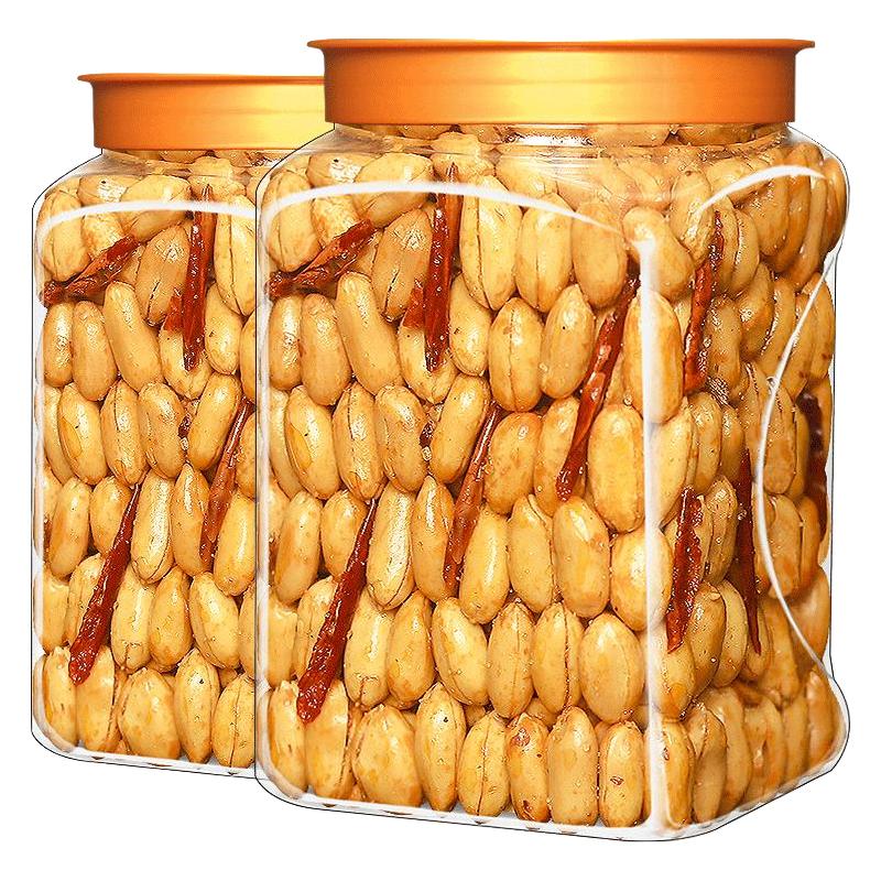 酒友鬼香辣花生米500g罐装即食熟休闲食品解馋零食小吃下酒菜配酒