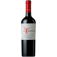 MONTES 蒙特斯 智利红酒 蒙特斯天使珍藏梅洛干红葡萄酒750ml