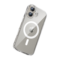 京东京造 防摔 iPhone16Plus手机壳 磁吸镜头膜 磁吸支架 磁吸冰透 PC+TPU