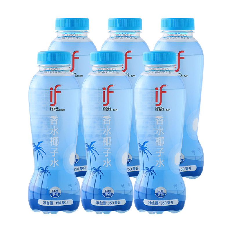 if泰国清甜香水椰椰子水350ml*6瓶纯天然补充电解质果汁饮料