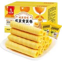 比比赞 咸蛋黄蛋卷 咸蛋黄味