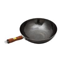 章丘铁锅 Zhangqiu iron Wok品牌家用炒锅老式炒菜锅无涂层不易粘盛级轻音铁锅