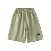 棉花堂（cottontown）棉花堂儿童夏装裤子女童短裤薄款宝宝短裤宽松透气男童裤子五分裤 军绿 100