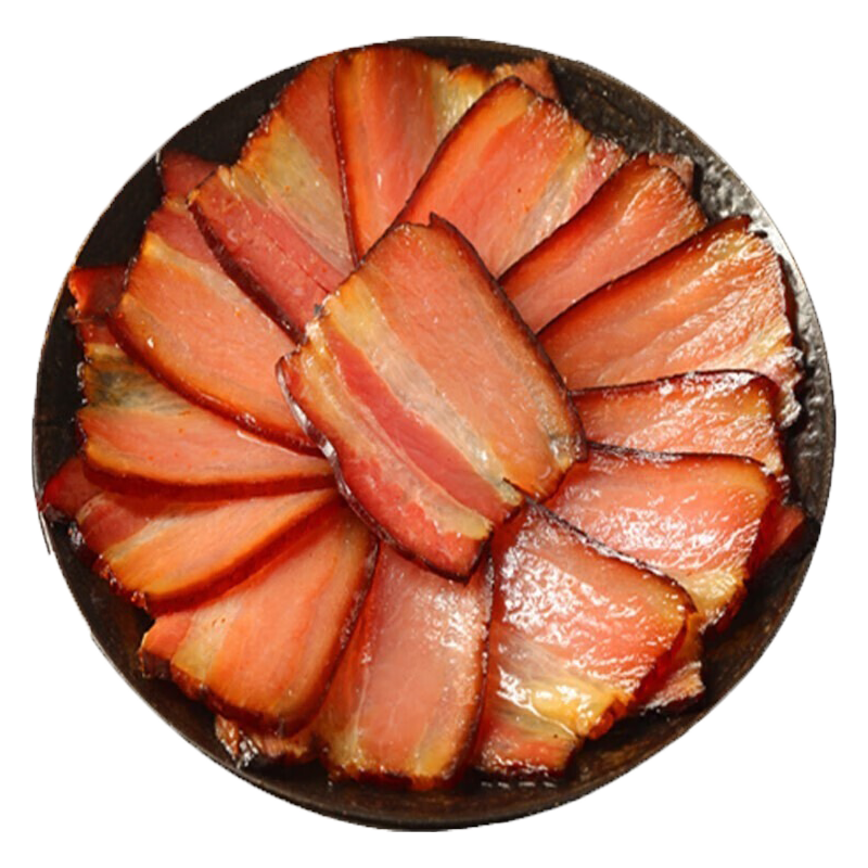 旺川红 柴火烟熏肉腊肉四川特产农家腊味腌肉咸肉 去皮五花腊肉500g