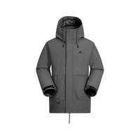 90鸭绒羽绒服男2024秋冬款加厚连帽工装户外保暖羽绒外套