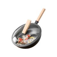 Taste plus 悦味 悦味MOTOMI系列 TP1C30 炒锅(30cm、不粘、有涂层、铝合金、黑色/原木)