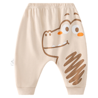 【纯棉抗菌】婴儿裤子纯棉春秋男女宝宝休闲外出pp裤卡通束脚裤