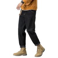  TONLION/唐狮 宽松直筒 男士牛仔裤