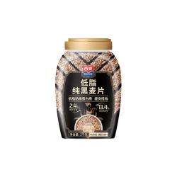 西麦 低脂纯黑麦片1kg桶装0添加蔗糖高蛋白高纤代餐