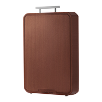 炊大皇（COOKER KING）乌檀木菜板家用实木砧板整木双面加厚切菜板 【加大号：45*30*2.5CM】