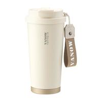 VANOW 范洛 英国Vanow保温杯陶瓷内胆咖啡杯女生随行不锈钢吸管水杯子