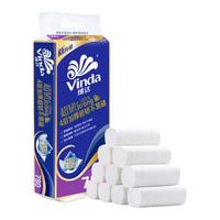 维达卷纸超韧4层小卷卫生纸宿舍无芯卷筒纸家用实惠厕所纸巾