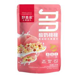 好麦多 水果酸奶桃桃果粒燕麦片105g早餐营养草莓便携