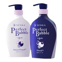 SENKA 珊珂 资生堂senka 泡沫沐浴露花香加强型 500ml 丝滑美肌