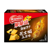 Nestlé 雀巢 Nestle)脆脆鲨 休闲零食 酥脆薄饼薄脆饼干 芝士焗土豆味260g