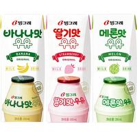 Binggrae 宾格瑞 水果牛奶12盒多口味