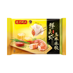 湾仔码头 鲜美虾玉米水饺 虾仁馅 400g