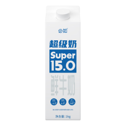 必如 超级奶低温冷藏巴氏杀菌鲜牛奶生牛乳早餐奶鲜奶牛乳纯奶咖啡奶 必如超级奶1kg*2 配料干净 优质奶源