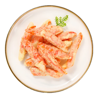 美加佳 天妇罗蟹味柳1kg 空气炸锅蟹柳 鱼糜含量70% 空气炸锅食材