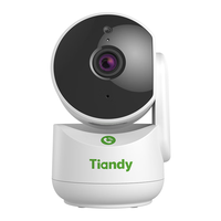 天地伟业(Tiandy)无线摄像头监控家用智能家庭监控器400万超清360度无死角带夜视室内手机远程全景wifi网络 含64G卡