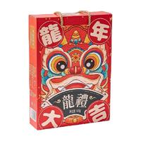 福事多龙礼年货黄油曲奇饼干礼盒500g中秋喜庆大礼包过节