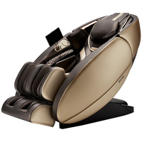 荣泰(RONGTAI)按摩椅家用全身全自动太空舱豪华按摩沙发RT7708S Plus棕色 【四手双芯】7708S Plus棕