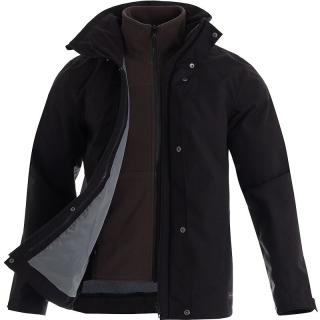 DECATHLON 迪卡侬 TRAVEL 100 男子三合一冲锋衣 8669299 黑色 S